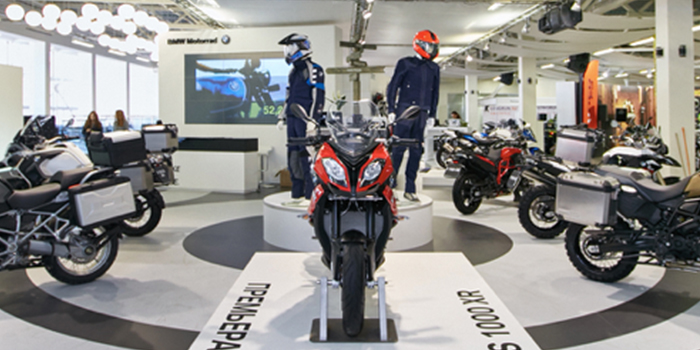 Стенд BMW Motorrad на выставке ИМИС 2015